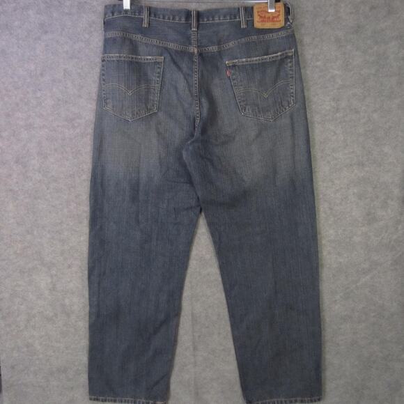 Levis 550 Jeans Mens 40x32 Blue Denim Relaxed Fit Tapered Leg Medium Wash - Picture 8 of 10